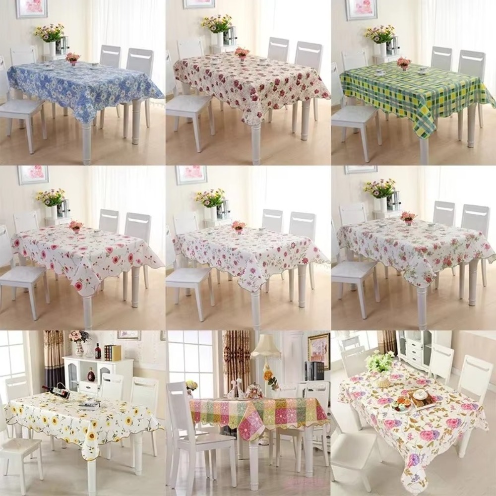 Home Textiles News - Водонепроницаемая скатерть из ПВХ, домашняя скатерть