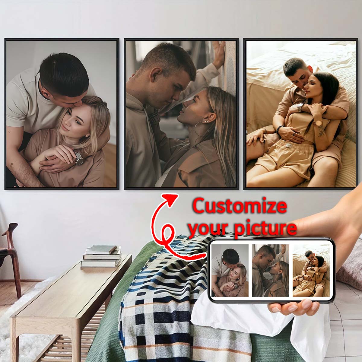 Триптих - 2D-картина с индивид – обзор и цена Home Textiles Fabric