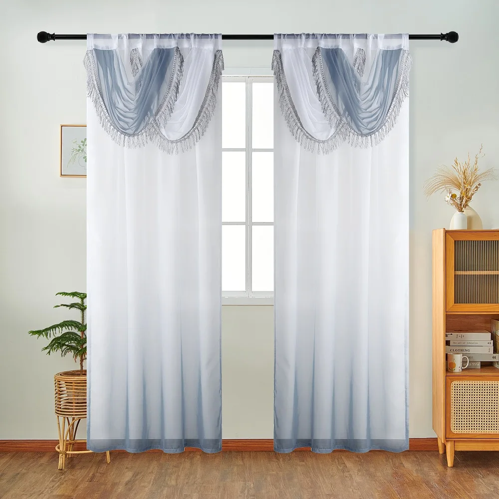 NAPEARL синяя занавеска с волн – обзор и цена Home Textiles Luxury Curtains