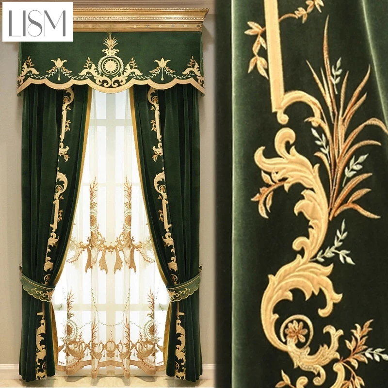 Европейские роскошные шторы дл – обзор и цена Home Textiles Luxury Curtains