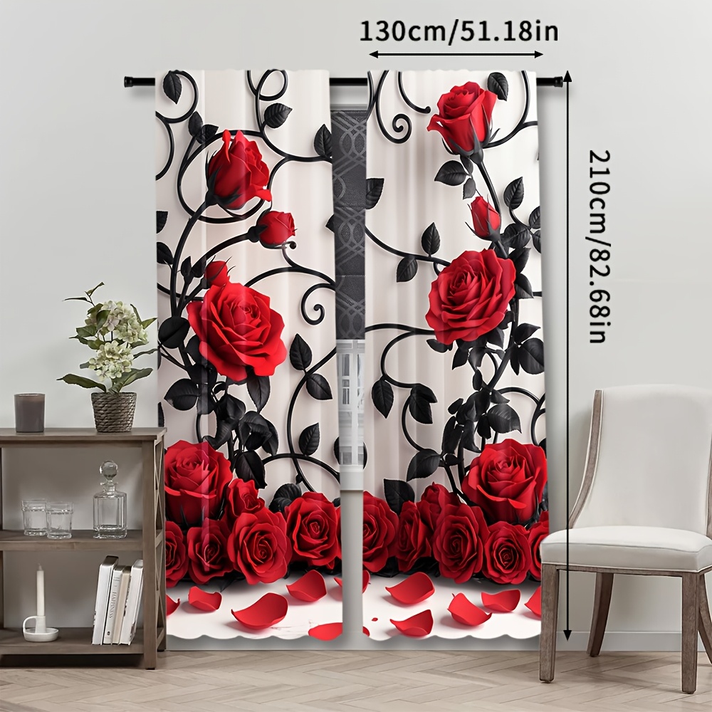 Роскошные шторы с цветочным уз – обзор и цена Home Textiles Luxury Curtains