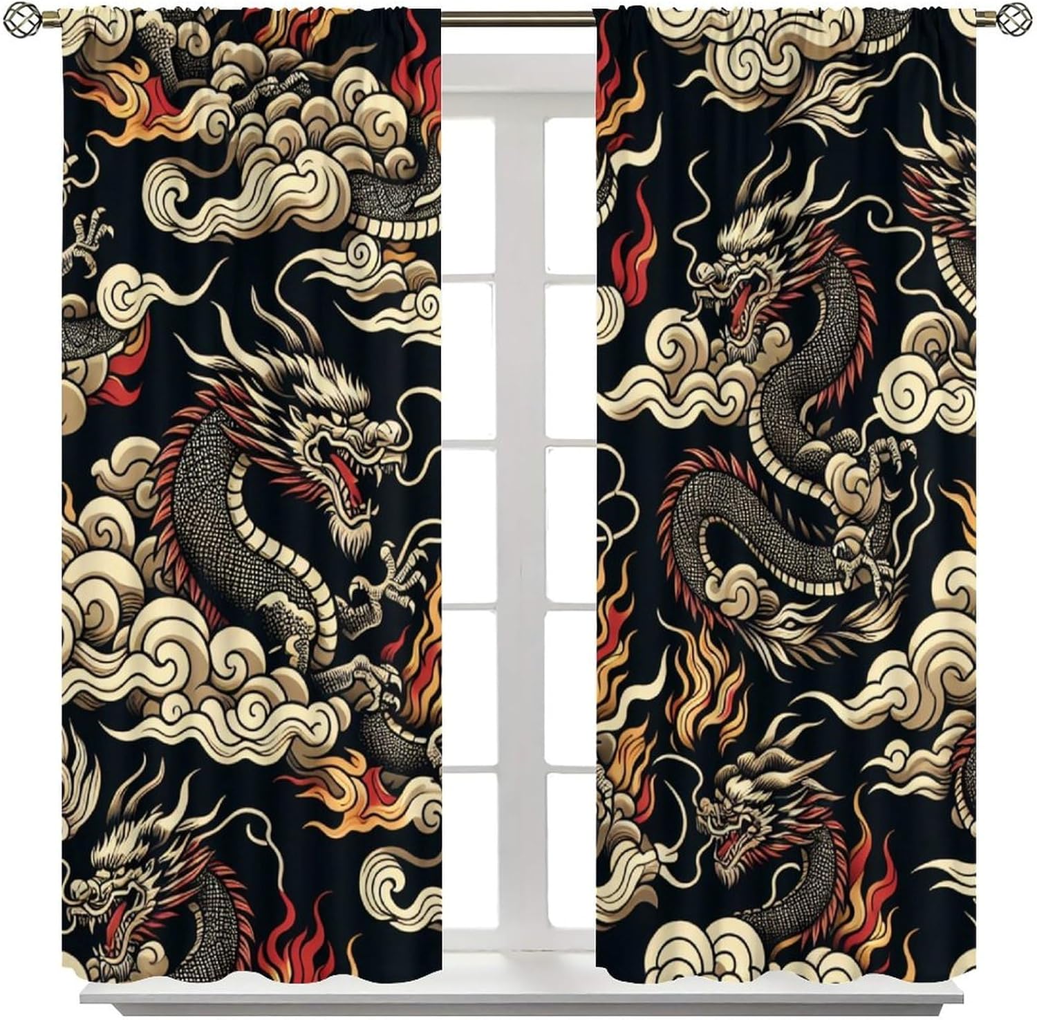 Роскошные шторы с азиатским др – обзор и цена Home Textiles Luxury Curtains