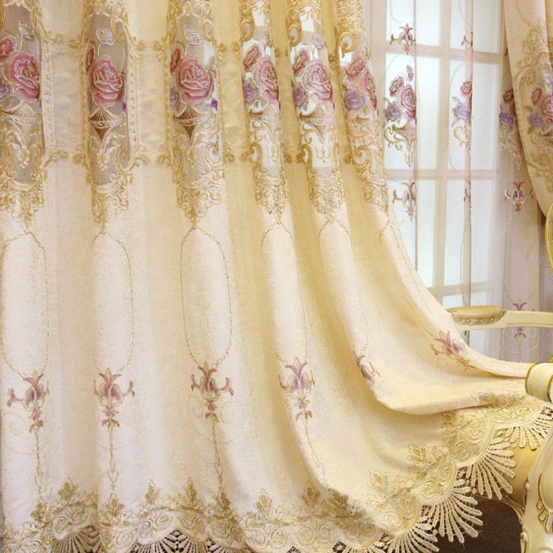 Высококачественные шторы бежев – обзор и цена Home Textiles Luxury Curtains