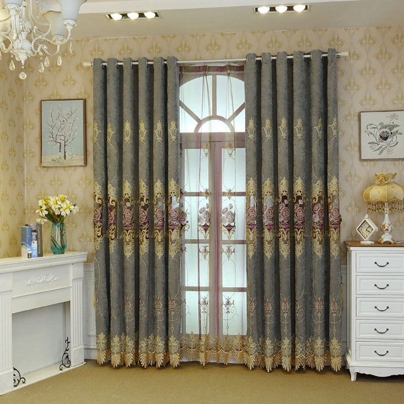 Высококачественные шторы бежев – обзор и цена Home Textiles Luxury Curtains